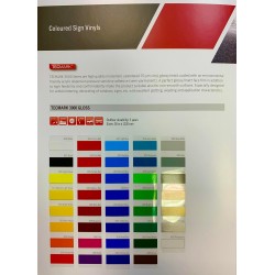 K000 SAMPLER A4 monomer/polymer plotter vinyl / Kemica