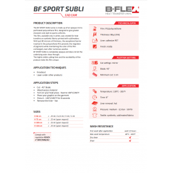 R700SU Weiße SPORT SUBLI flex Bügelfolie / B-flex