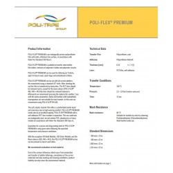 472 Cardinal Red termal transfer film / POLI-FLEX PREMIUM