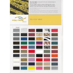 438 Rote Glitter Flex Bügelfolie / Poli-flex