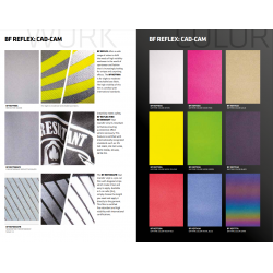 BFREF710 Reflective Black heat transfer vinyl / B-flex