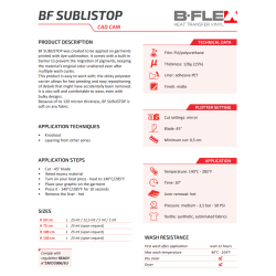 700SU White Sublistop flex heat transfer vinyl / B-flex