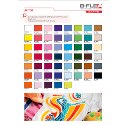 BF720 Medium Yellow Premium Flex heat transfer vinyl / B-flex