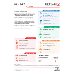 U710 Black PUFF Flex heat transfer vinyl / B-flex
