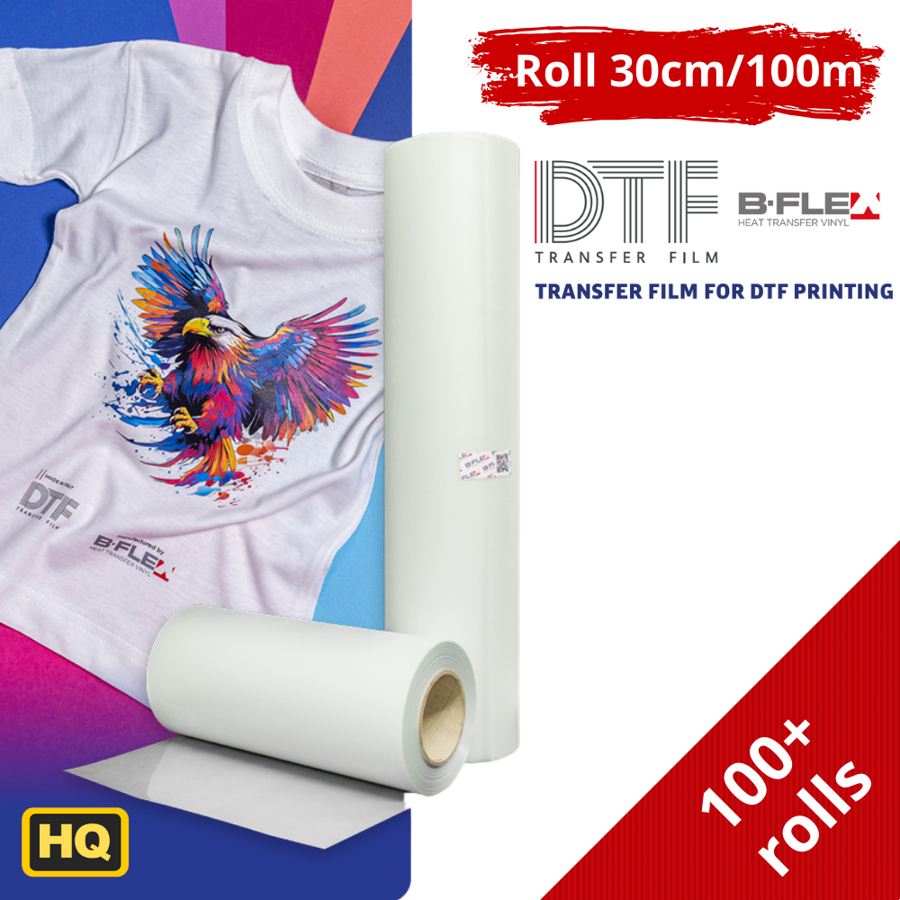 DTF TRANSFER FILM 300mm / B-flex | Graphic-vinyl.eu