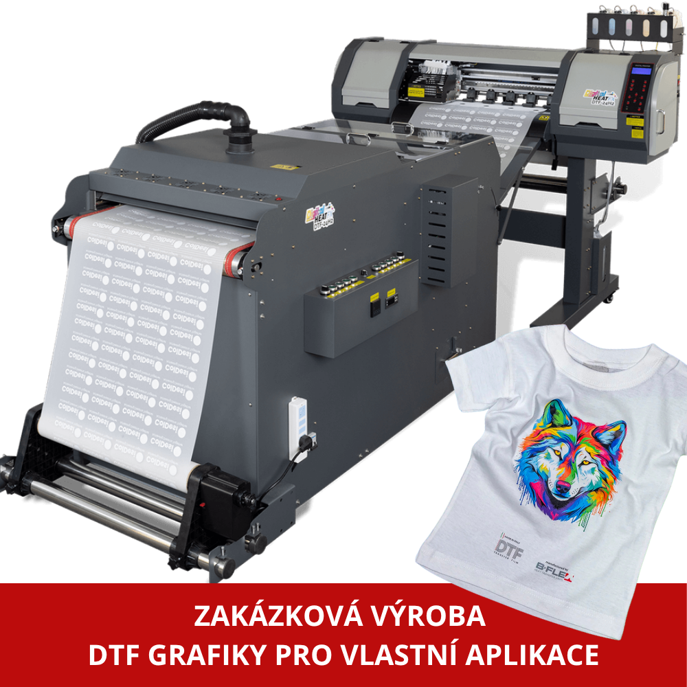 Custom DTF Hot Peel Transfers for Textile Printing