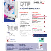 DTF Hot Peel Transfers – langlebiger Druck in 4 Sekunden / B-flex