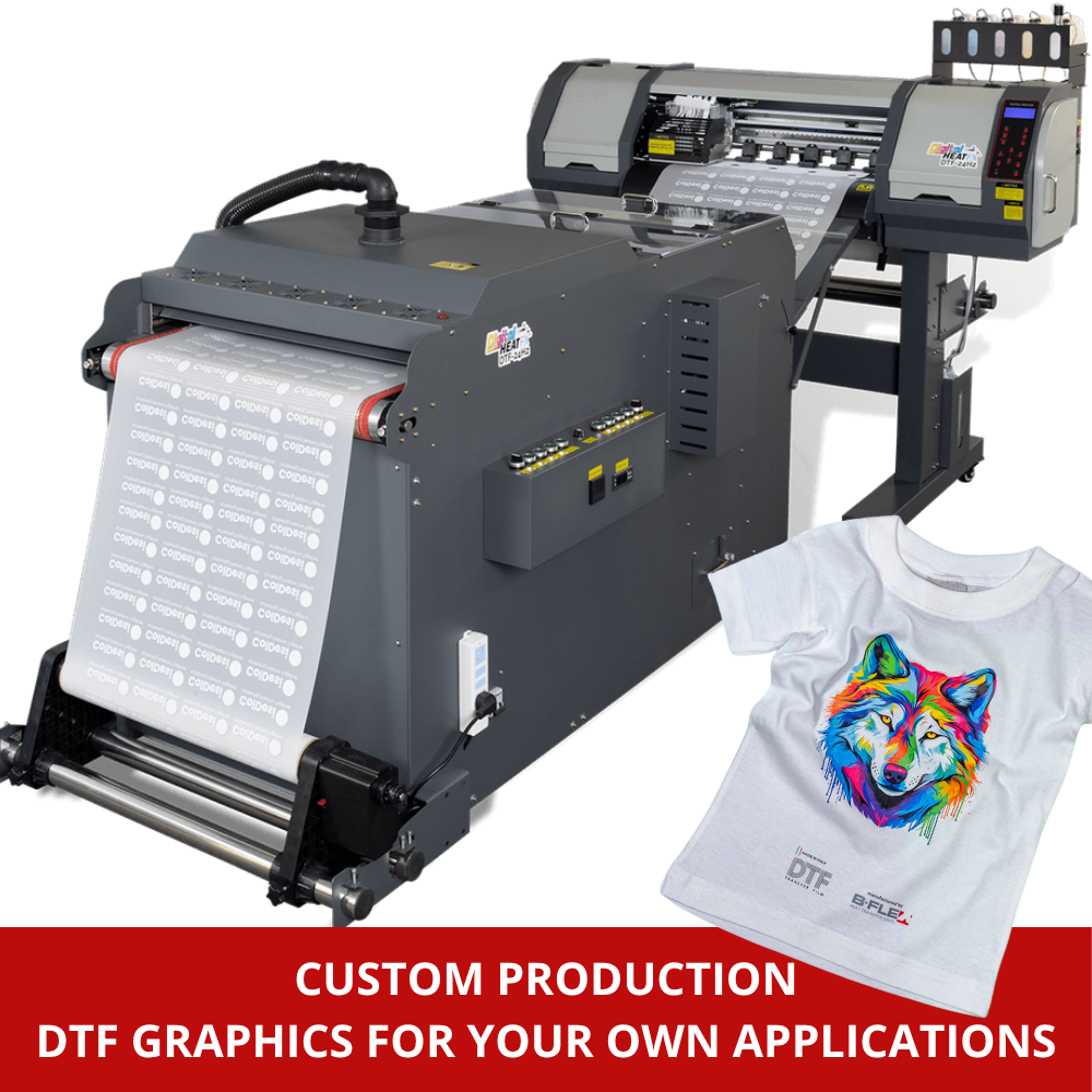 DTF Hot Peel Transfers – durable print in 4 seconds / B-flex