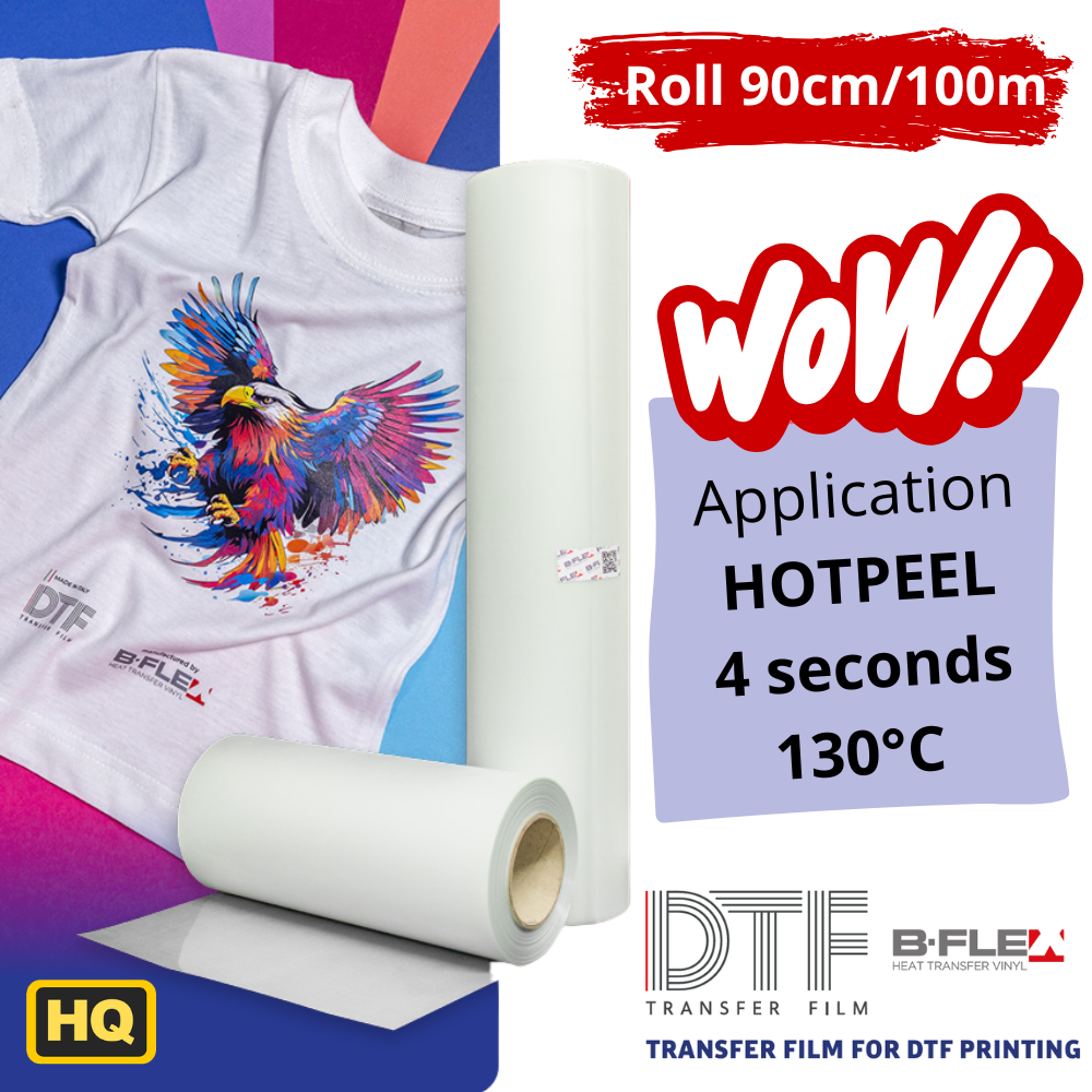 DTF TRANSFER FILM 300mm / B-flex | Graphic-vinyl.eu