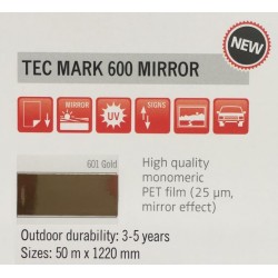 600 Gold Mirror plotter vinyl gloss / KEMICA