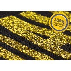 446 Neon Yellow Pearl Glitter thermal transfer film / Poli-flex