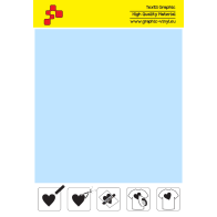 IDP475A Ice Blue (Sheet) termal transfer film / iDigit