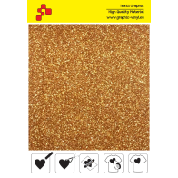 IDP425A Dark Gold Pearl Glitter (Sheet) termal transfer film / iDigit