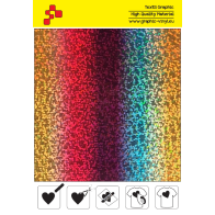 IDL777A Rainbow Glam (Sheet) thermal transfer film / iDigit
