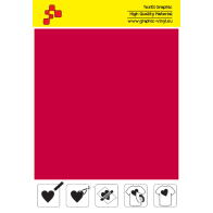 IDT730A Rote Fatty (Blatt) Flex Bügelfolie / iDigit