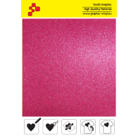 IDG736A Rosa Glitter (Blatt) Flex Bügelfolie / iDigit