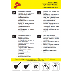 IDP438A Glitter Red (Sheet) thermal transfer film / iDigit