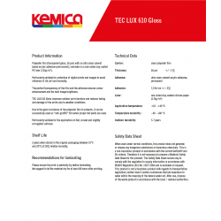 610G/500 Antigraffiti laminating foil / Kemica