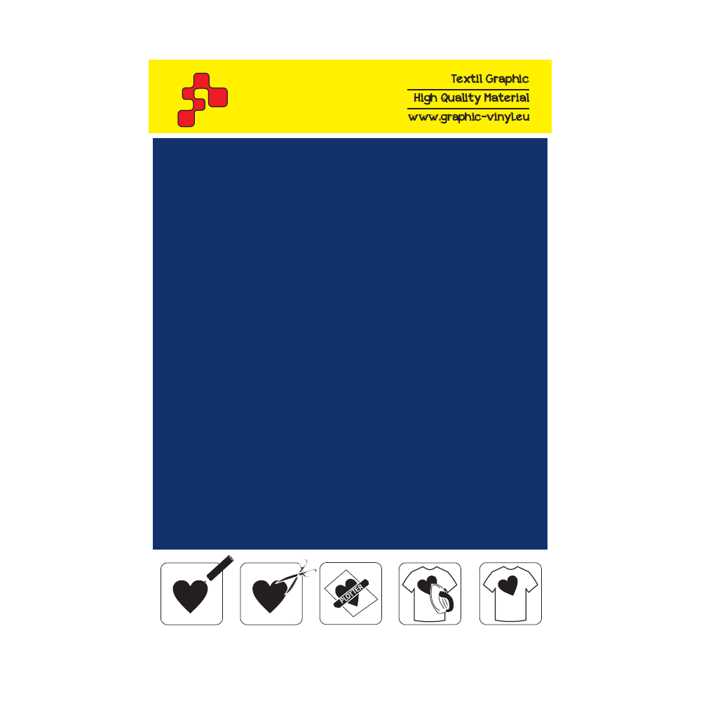 F747 Midnight Blue Speed Flex termal transfer film / B-flex