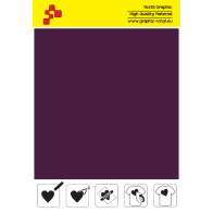 IDSF777A Brombeere (Blattfolie) Speed flex Bügelfolie / iDigit