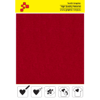 IDVCE05A Red (Sheet) suede thermal transfer film / iDigit