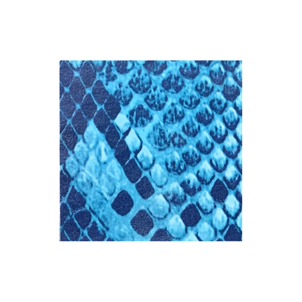 Fantasy Flex Blue snake 04 Bügelfolie / SEF Textile