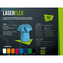 Laser Flex Grüne 25 Bügelfolie / SEF Textile