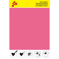 IDM738A Metallic Cyclamen flex termal transfer film / iDigit