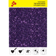 IDD770A Purple Pearl Glitter (Sheet) thermal transfer film / iDigit