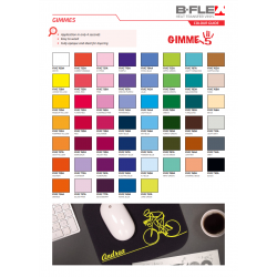 F763 Cappuccino Gimme 5 Premium flex Bügelfolie / B-flex