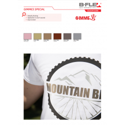 F763 Cappuccino Gimme 5 Premium flex Bügelfolie / B-flex