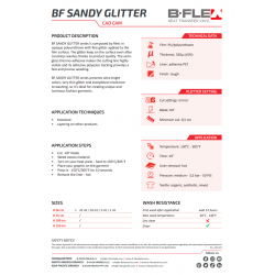 IDD722 Kürbis Gelb Pearl Glitter Flex Bügelfolie / iDigit