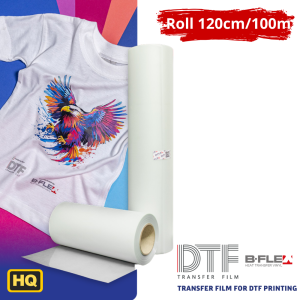 Hot Peel DTF-Transferfilm 1200 mm B-Flex | Industrieller Großformatdruck